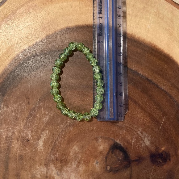 Quartz Bracelet & Moldavite Pendent Set - Picture 3 of 8